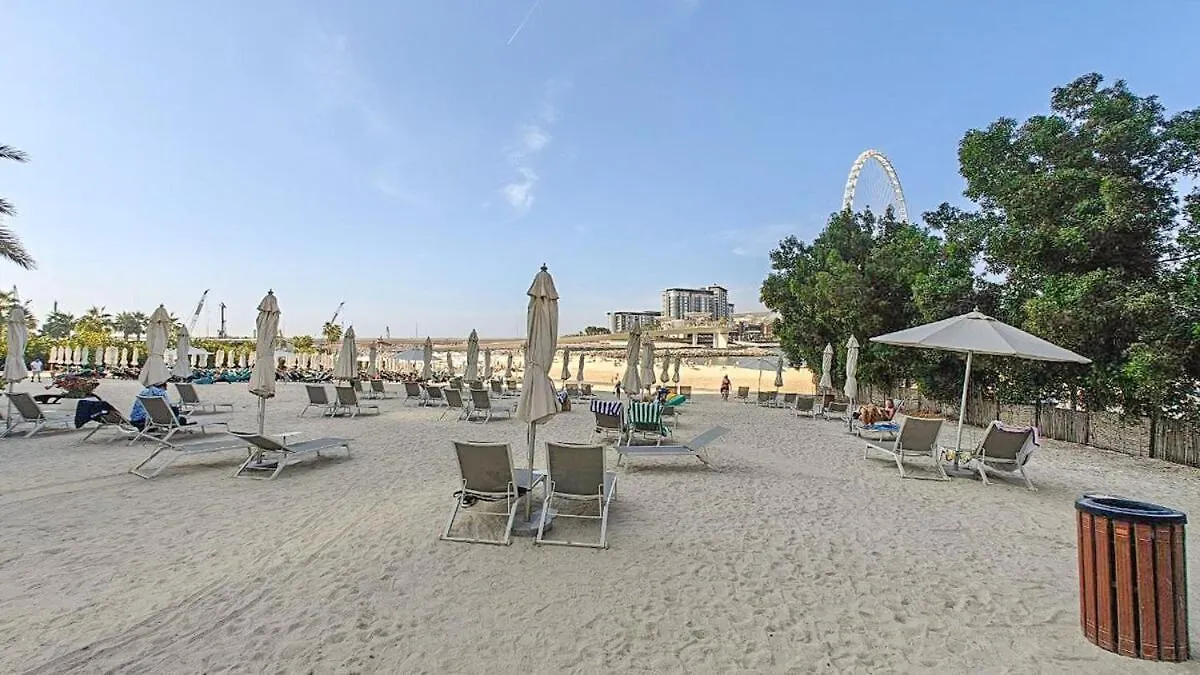 Beachfront Bliss Luxurious 3-Br Stay In Jbr Dubái Apartamento