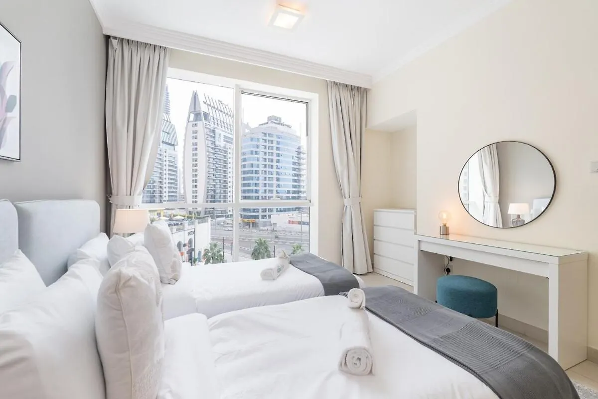 Apartamento Beachfront Bliss Luxurious 3-Br Stay In Jbr Dubái Emiratos Árabes Unidos